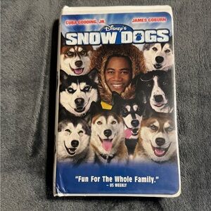 Disney's Snow Dogs VHS - Blue and White Cover